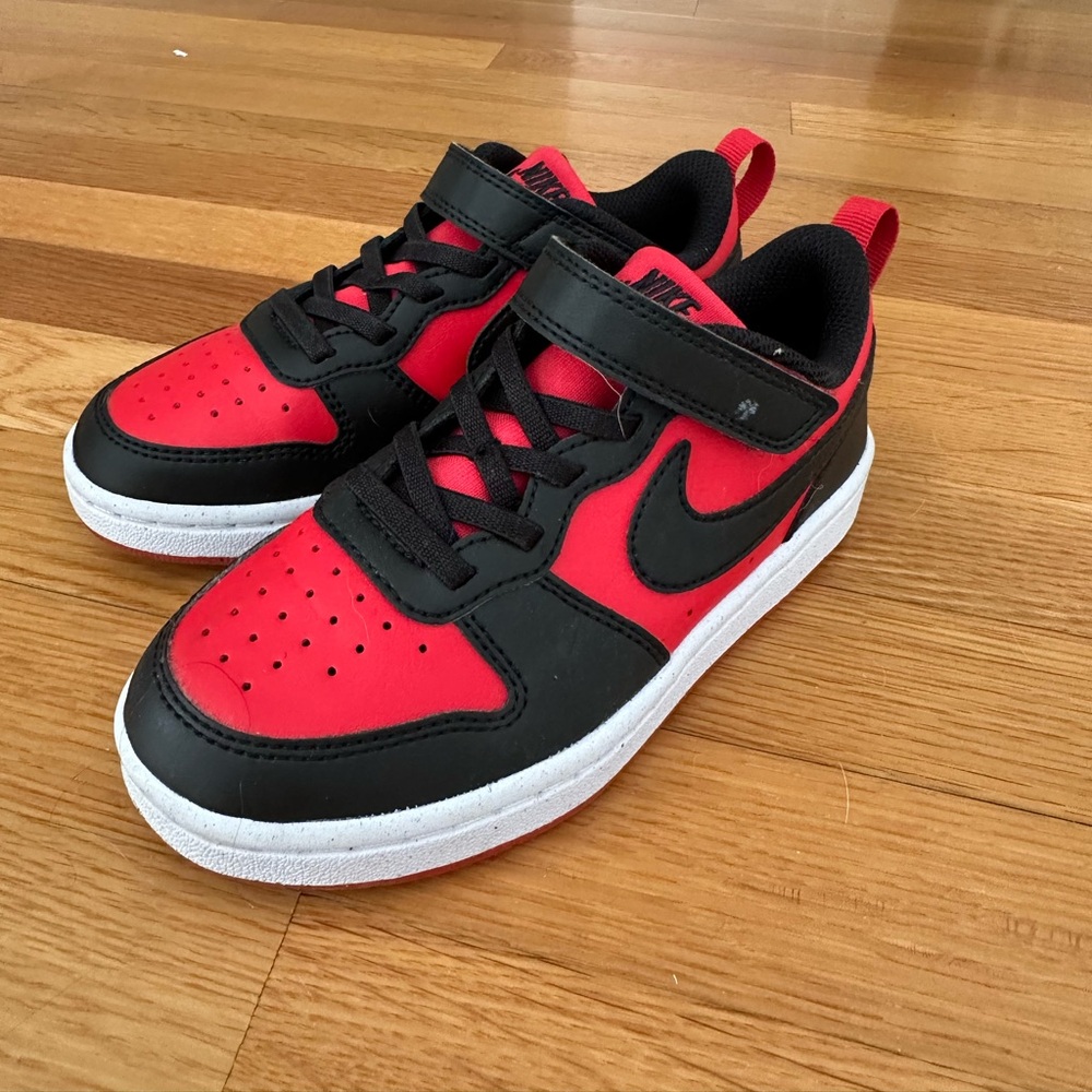 Kids size 13 nike shoes.
